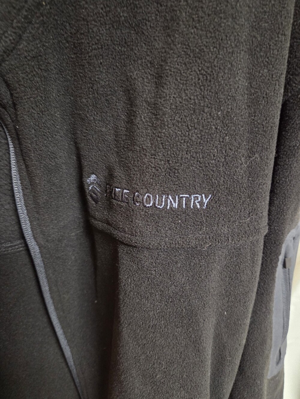 Free Country Men's Black & Gray Lightweight Fleece Jacket - Picture 3 of 8